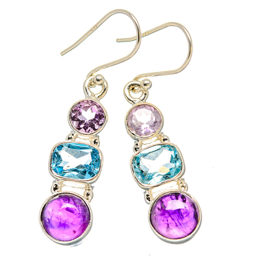 Amethyst Earrings handcrafted by Ana Silver Co - EARR430592 - Photo 2