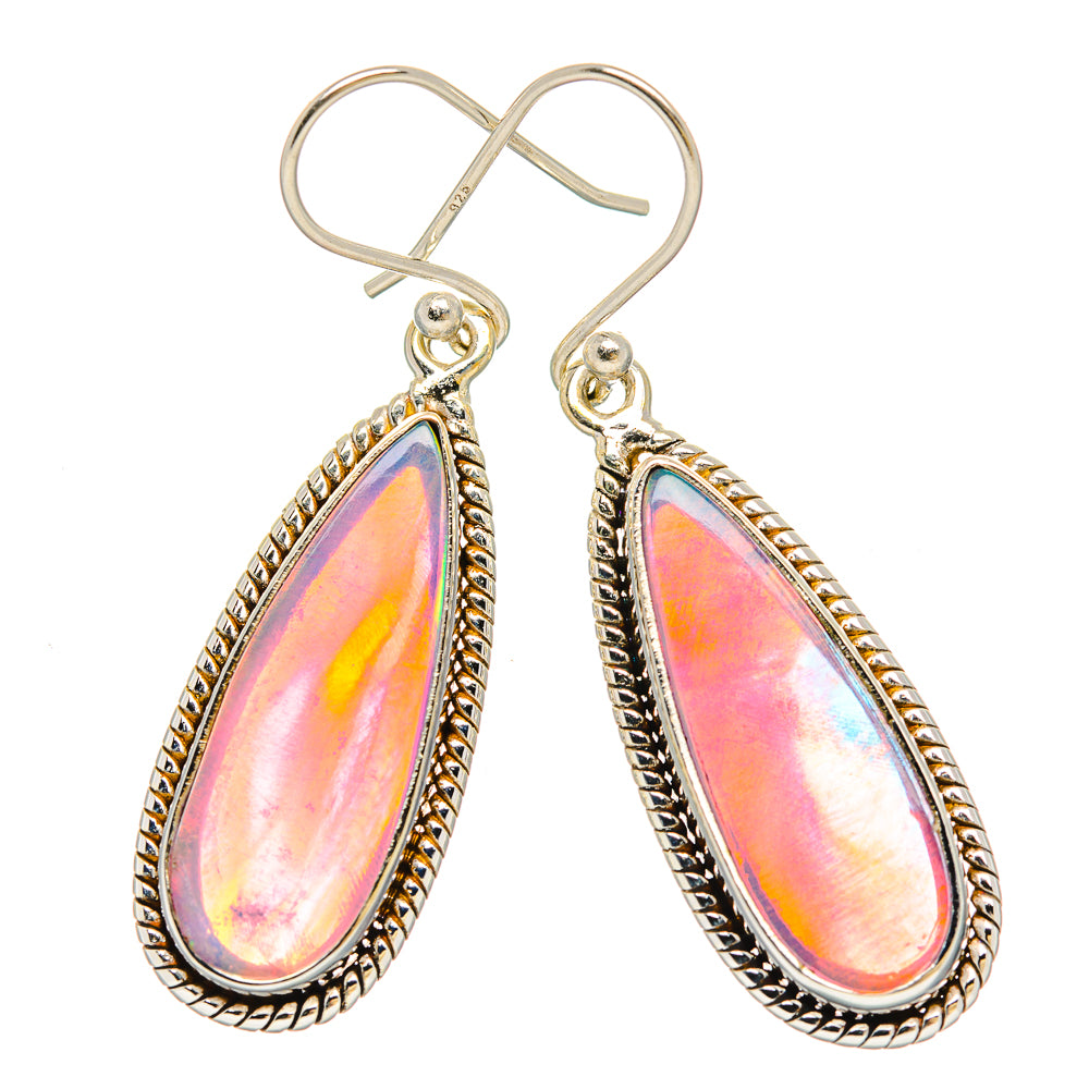 Aura Opal Earrings handcrafted by Ana Silver Co - EARR430595 - Photo 2