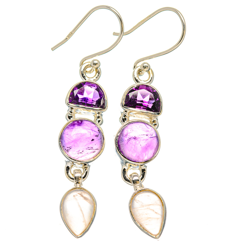 Amethyst Earrings handcrafted by Ana Silver Co - EARR430599 - Photo 2
