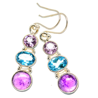 Amethyst Earrings handcrafted by Ana Silver Co - EARR430600 - Photo 2
