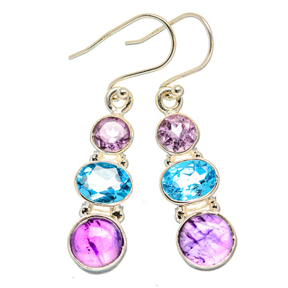 Amethyst Earrings handcrafted by Ana Silver Co - EARR430608 - Photo 2
