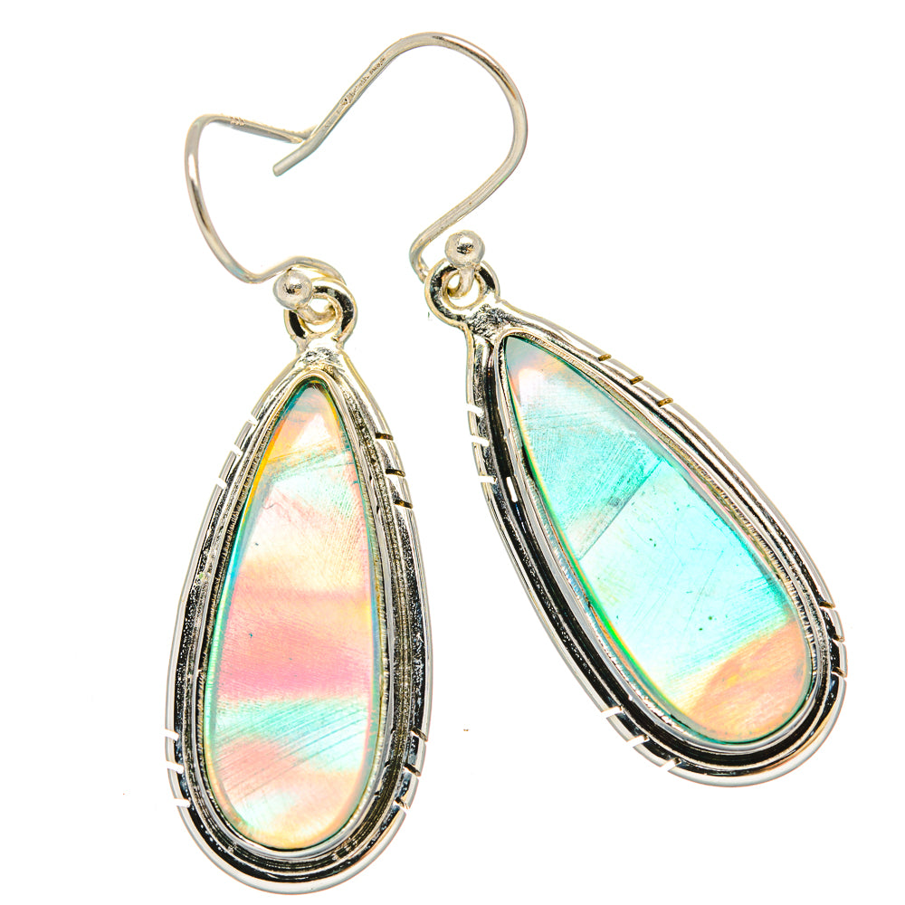 Aura Opal Earrings handcrafted by Ana Silver Co - EARR430613 - Photo 2