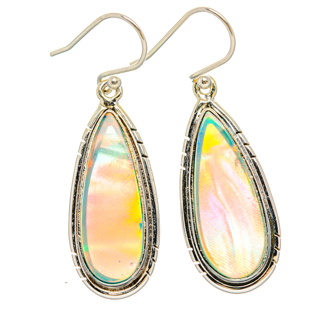 Aura Opal Earrings handcrafted by Ana Silver Co - EARR430619 - Photo 2