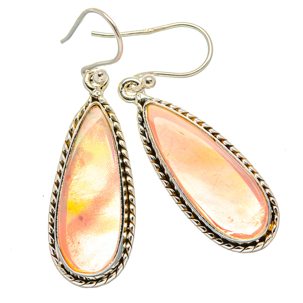 Aura Opal Earrings handcrafted by Ana Silver Co - EARR430622 - Photo 2