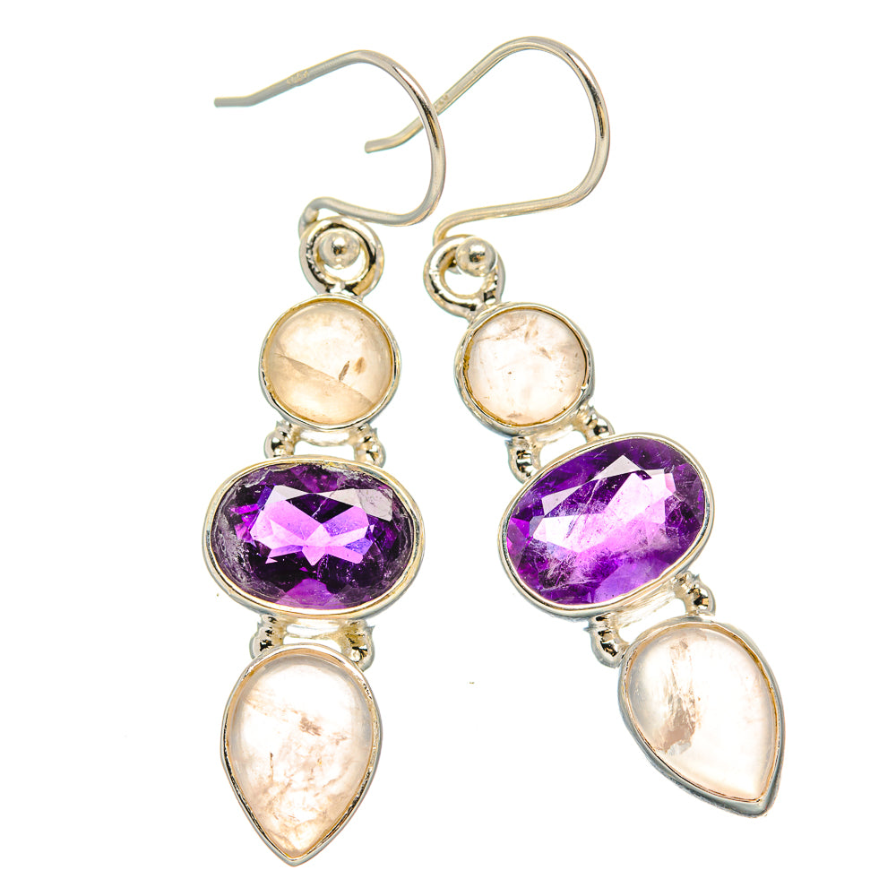 Amethyst Earrings handcrafted by Ana Silver Co - EARR430626 - Photo 2
