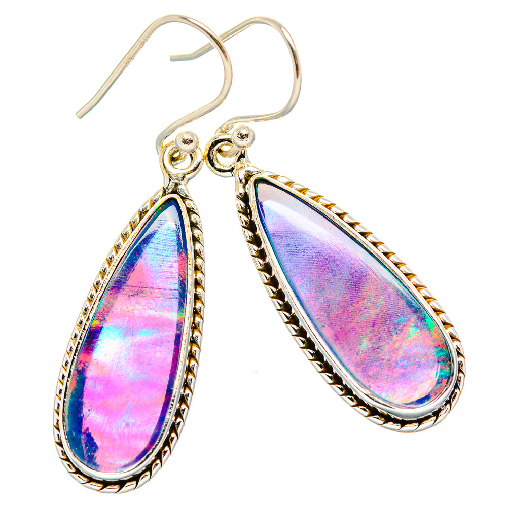 Aura Opal Earrings handcrafted by Ana Silver Co - EARR430643 - Photo 2