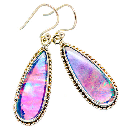 Aura Opal Earrings handcrafted by Ana Silver Co - EARR430643 - Photo 2