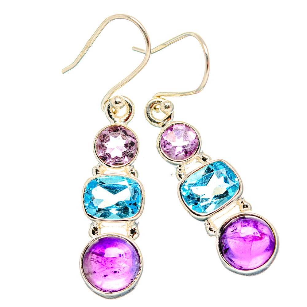 Amethyst Earrings handcrafted by Ana Silver Co - EARR430646 - Photo 2