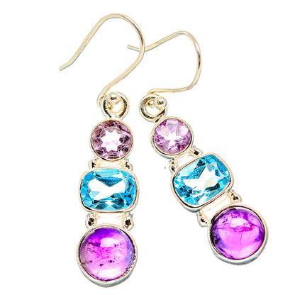 Amethyst Earrings handcrafted by Ana Silver Co - EARR430646 - Photo 2