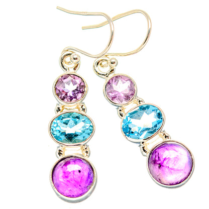 Amethyst Earrings handcrafted by Ana Silver Co - EARR430661 - Photo 2