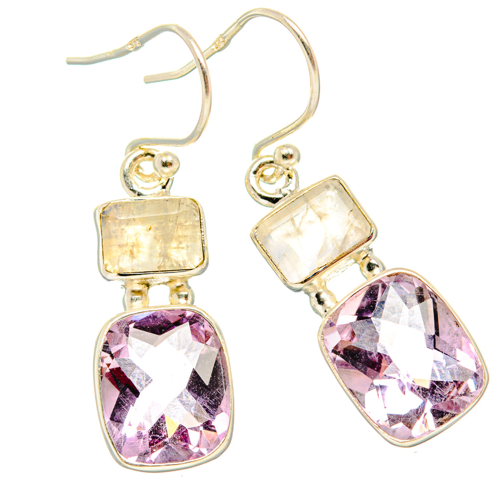 Amethyst Earrings handcrafted by Ana Silver Co - EARR430672 - Photo 2