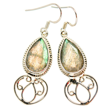 Labradorite Earrings handcrafted by Ana Silver Co - EARR430683 - Photo 2