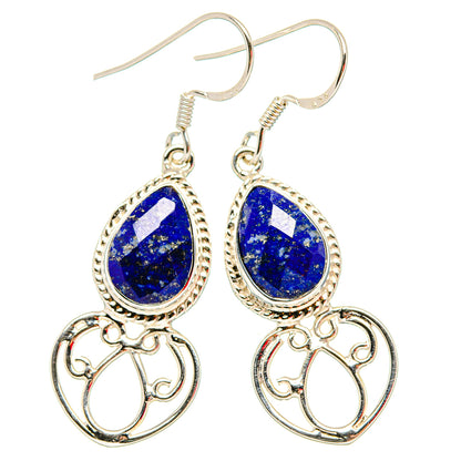 Lapis Lazuli Earrings handcrafted by Ana Silver Co - EARR430694 - Photo 2