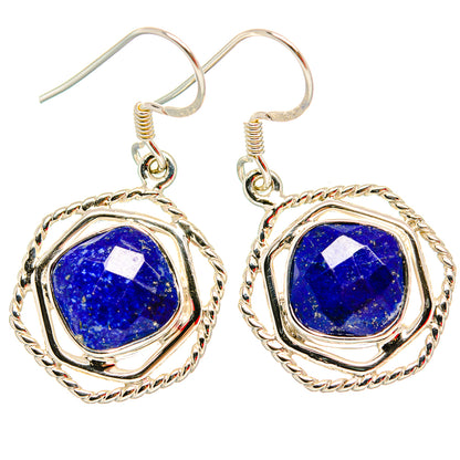 Lapis Lazuli Earrings handcrafted by Ana Silver Co - EARR430717 - Photo 2