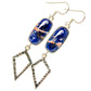 Sodalite Earrings handcrafted by Ana Silver Co - EARR430725 - Photo 2