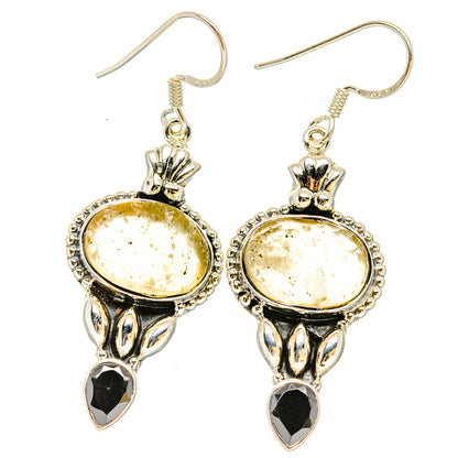 Citrine Earrings handcrafted by Ana Silver Co - EARR430731 - Photo 2