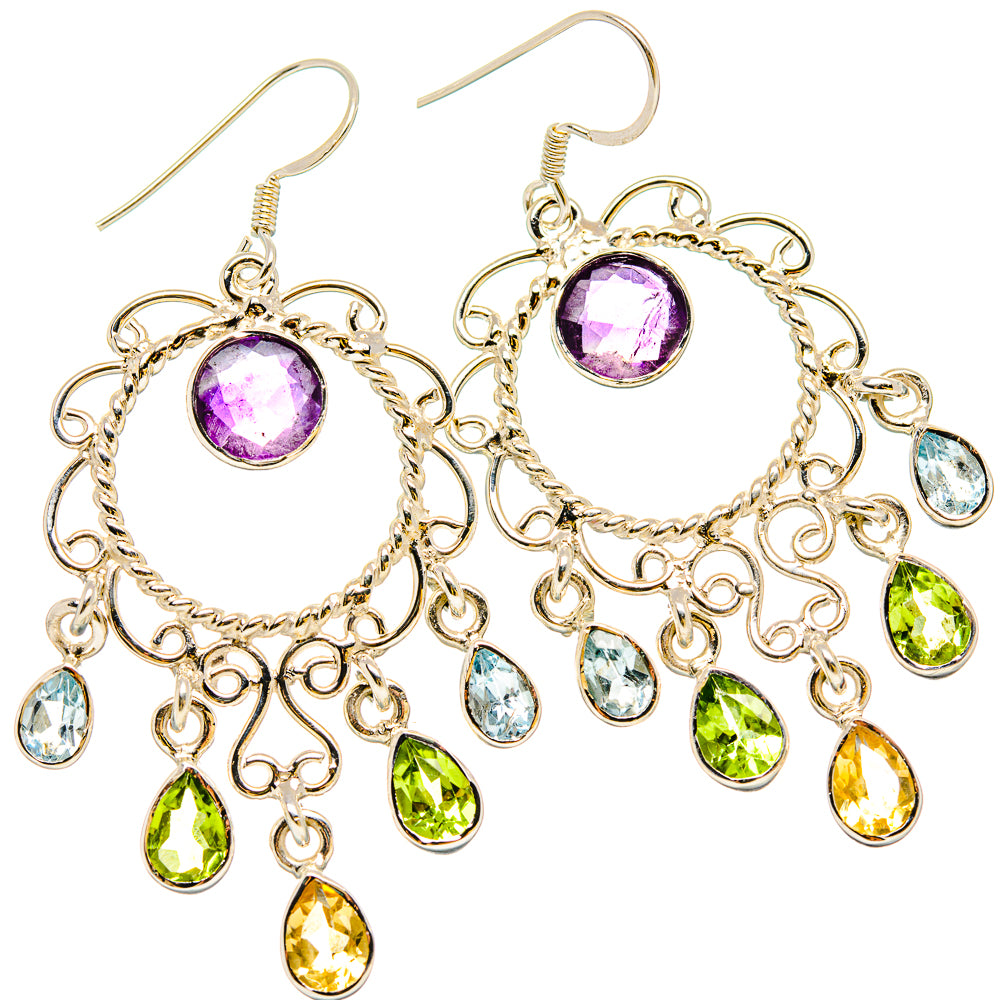 Amethyst Earrings handcrafted by Ana Silver Co - EARR430733 - Photo 2