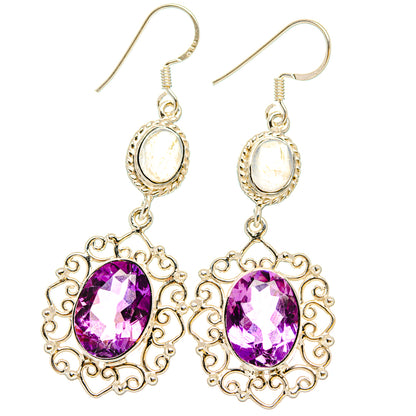 Amethyst Earrings handcrafted by Ana Silver Co - EARR430748 - Photo 2