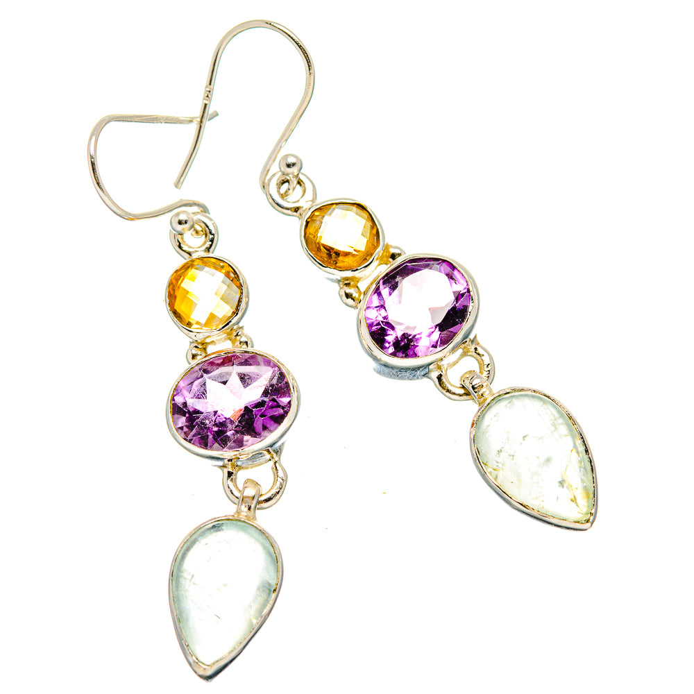 Prehnite Earrings handcrafted by Ana Silver Co - EARR430762 - Photo 2