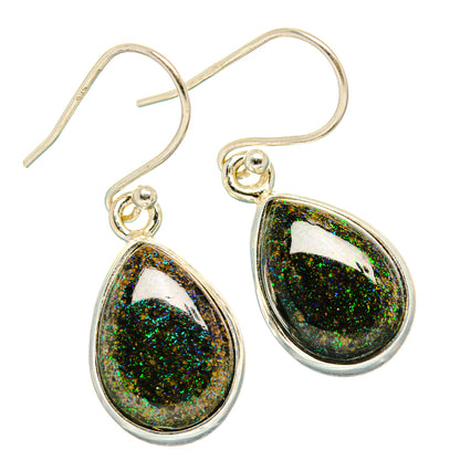 Andamooka Opal Earrings handcrafted by Ana Silver Co - EARR430773 - Photo 2