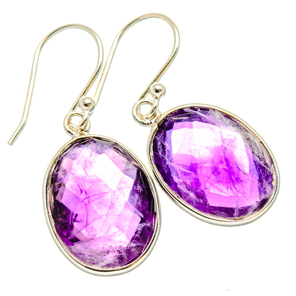 Amethyst Earrings handcrafted by Ana Silver Co - EARR430789 - Photo 2