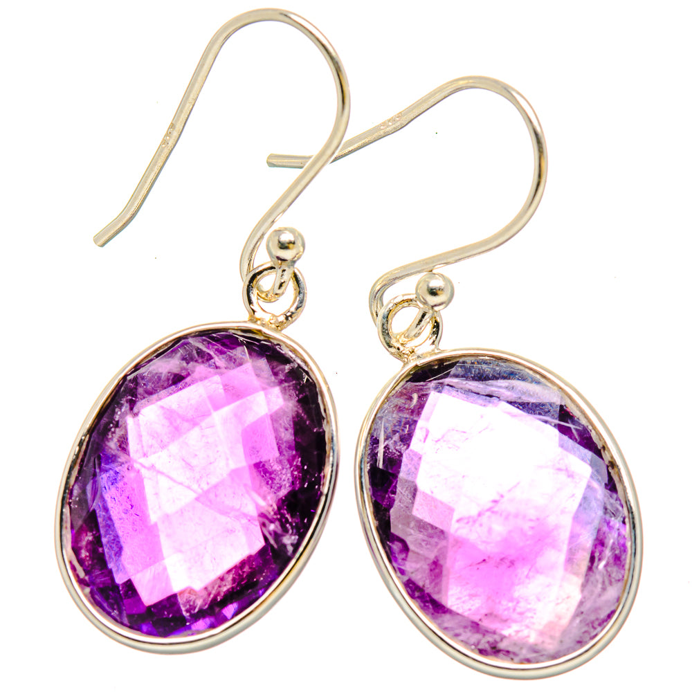 Amethyst Earrings handcrafted by Ana Silver Co - EARR430800 - Photo 2