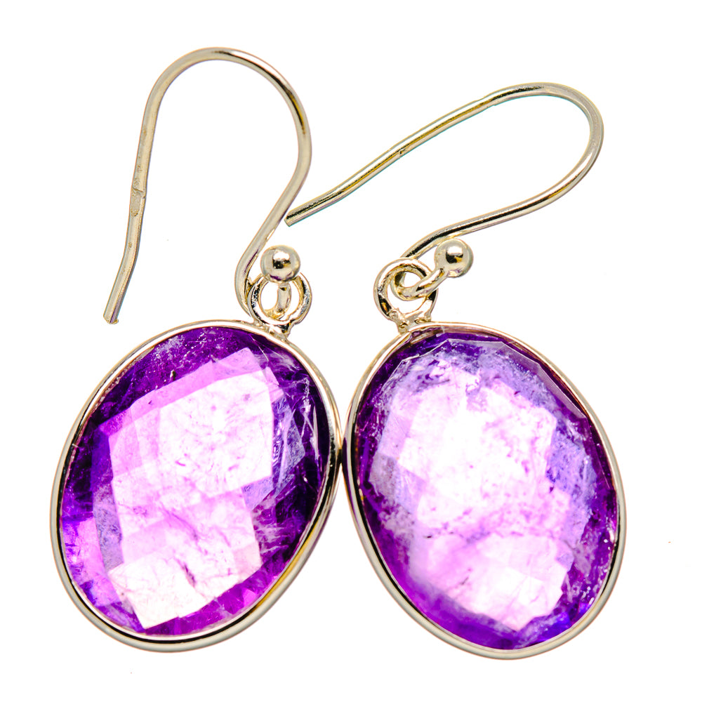 Amethyst Earrings handcrafted by Ana Silver Co - EARR430804 - Photo 2