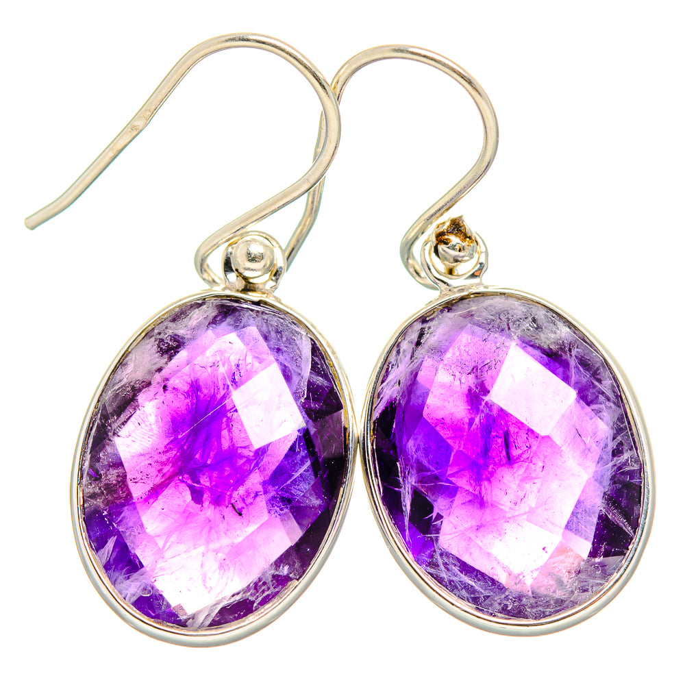 Amethyst Earrings handcrafted by Ana Silver Co - EARR430840 - Photo 2