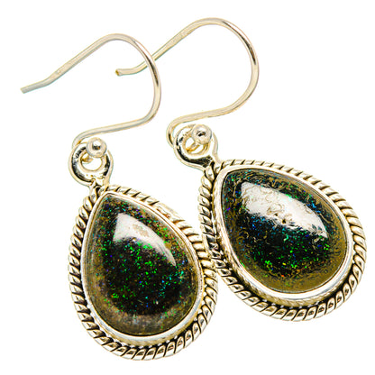 Andamooka Opal Earrings handcrafted by Ana Silver Co - EARR430850 - Photo 2