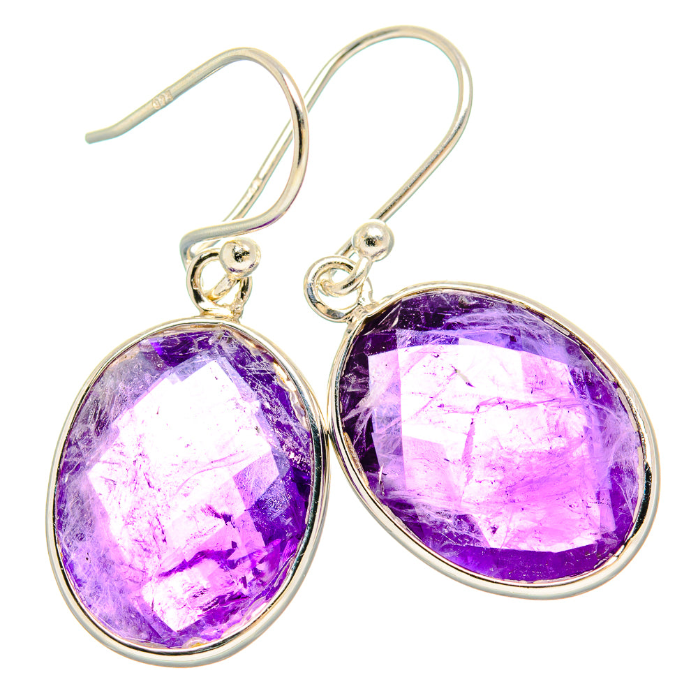Amethyst Earrings handcrafted by Ana Silver Co - EARR430899 - Photo 2