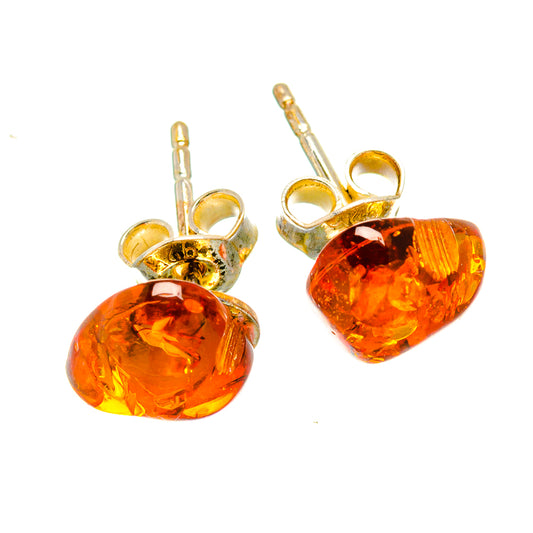 Baltic Amber Earrings handcrafted by Ana Silver Co - EARR430909 - Photo 2