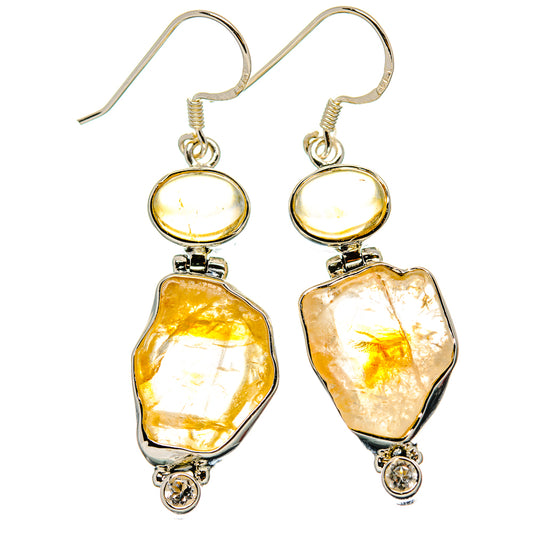 Citrine Earrings handcrafted by Ana Silver Co - EARR430925 - Photo 2