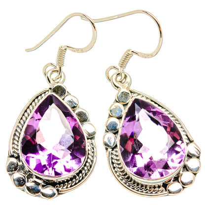 Amethyst Earrings handcrafted by Ana Silver Co - EARR430933 - Photo 2
