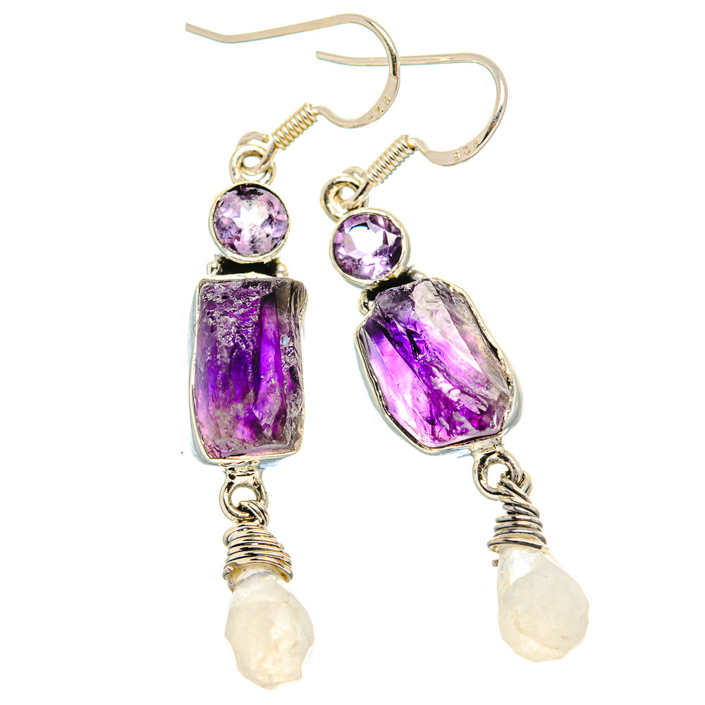 Amethyst Earrings handcrafted by Ana Silver Co - EARR430950 - Photo 2