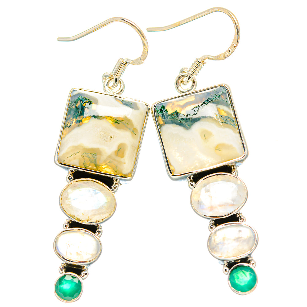 Ocean Jasper Earrings handcrafted by Ana Silver Co - EARR430954 - Photo 2