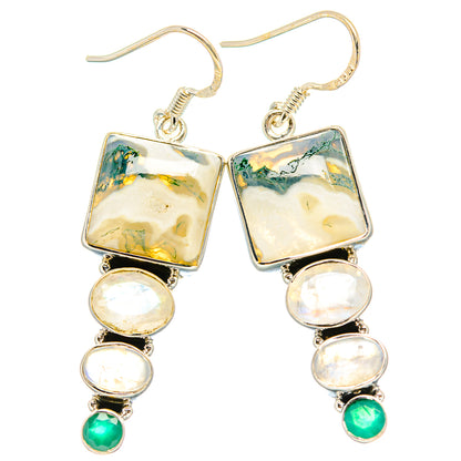 Ocean Jasper Earrings handcrafted by Ana Silver Co - EARR430954 - Photo 2