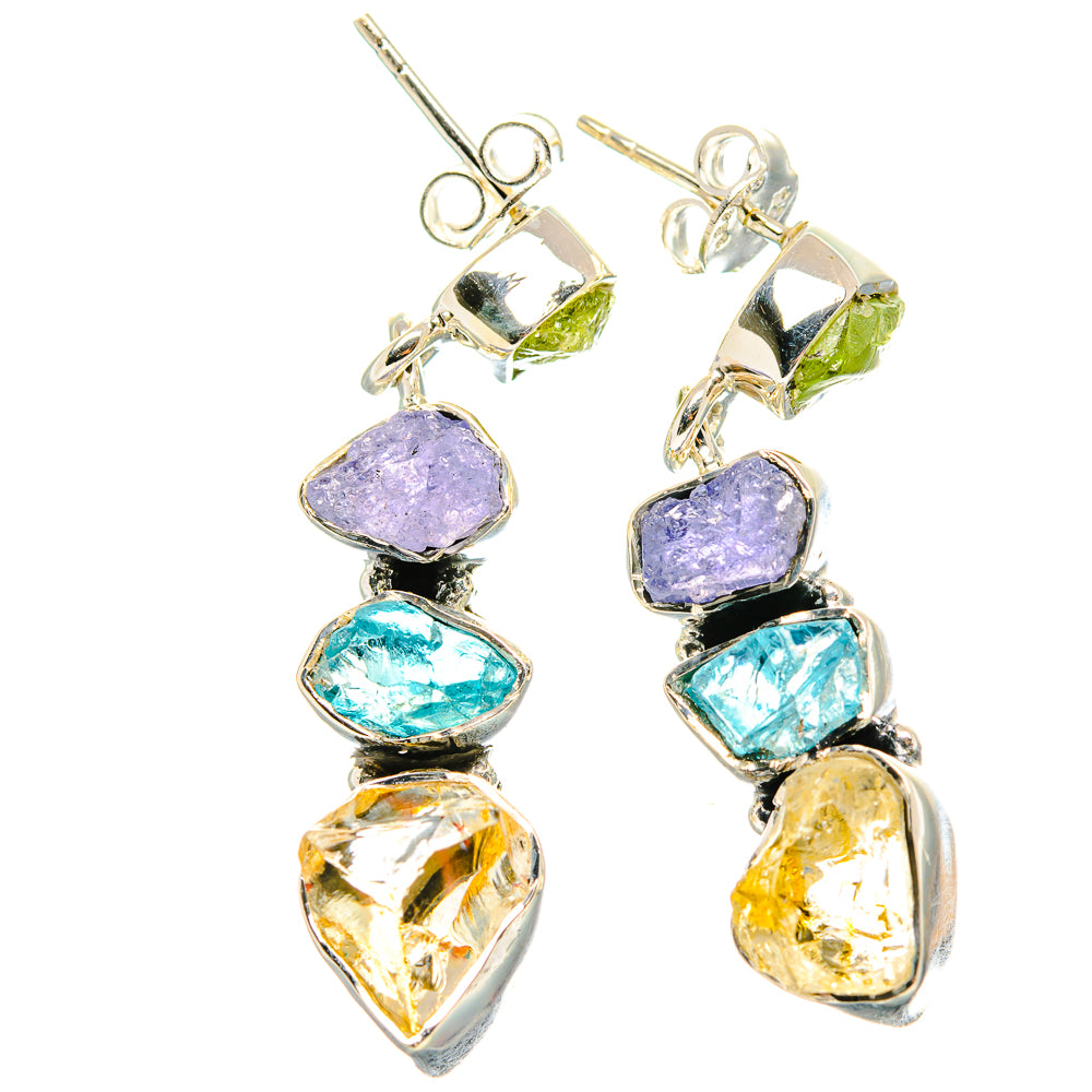Citrine Earrings handcrafted by Ana Silver Co - EARR430968 - Photo 2