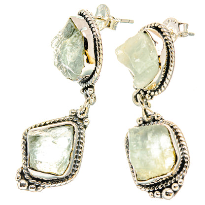 Aquamarine Earrings handcrafted by Ana Silver Co - EARR430993 - Photo 2