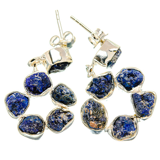 Lapis Lazuli Earrings handcrafted by Ana Silver Co - EARR430994 - Photo 2