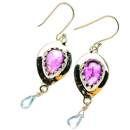 Amethyst Earrings handcrafted by Ana Silver Co - EARR431004 - Photo 2
