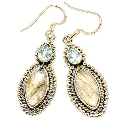 Labradorite Earrings handcrafted by Ana Silver Co - EARR431012 - Photo 2
