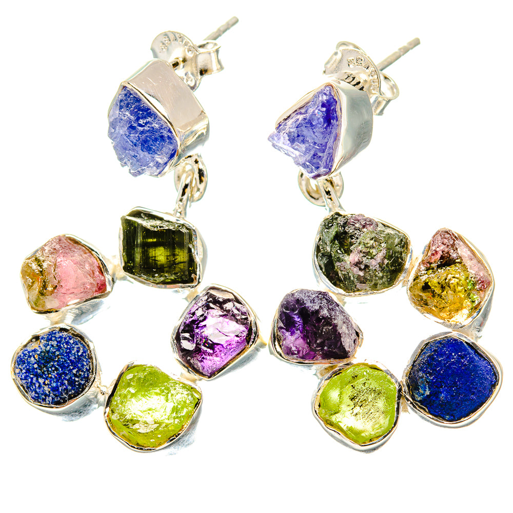 Tanzanite Earrings handcrafted by Ana Silver Co - EARR431014 - Photo 2