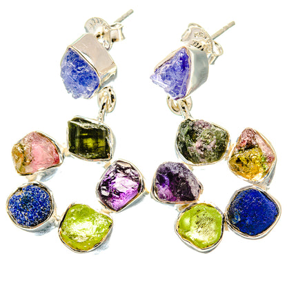 Tanzanite Earrings handcrafted by Ana Silver Co - EARR431014 - Photo 2