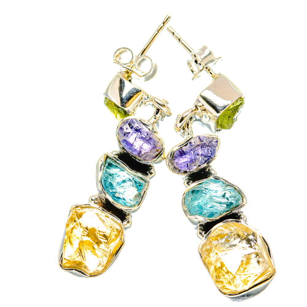 Citrine Earrings handcrafted by Ana Silver Co - EARR431019 - Photo 2