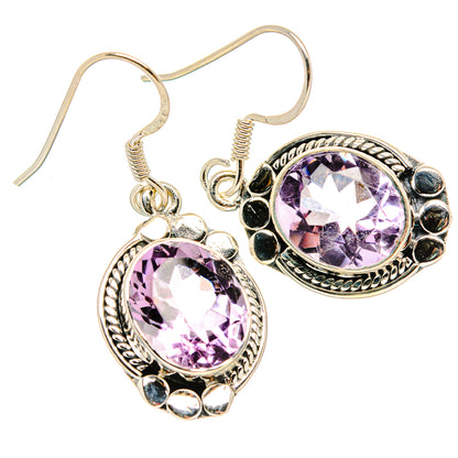 Amethyst Earrings handcrafted by Ana Silver Co - EARR431024 - Photo 2