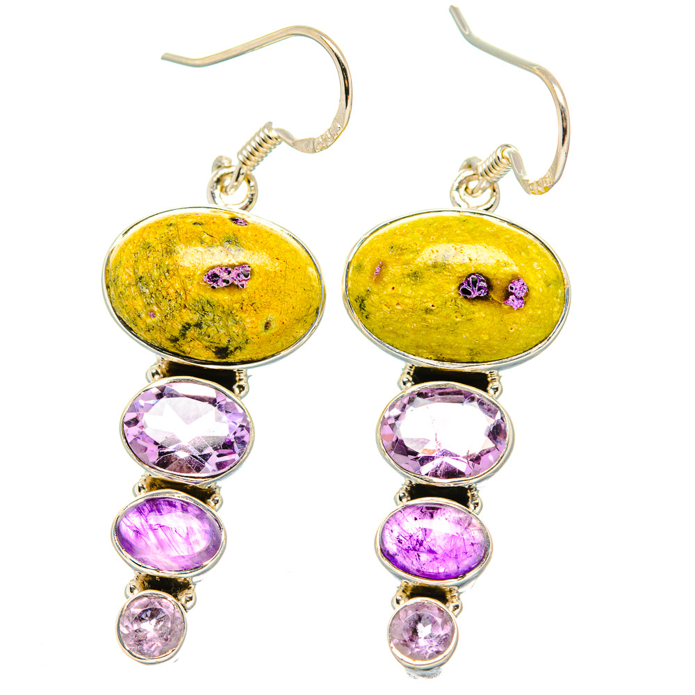 Atlantisite Earrings handcrafted by Ana Silver Co - EARR431046 - Photo 2