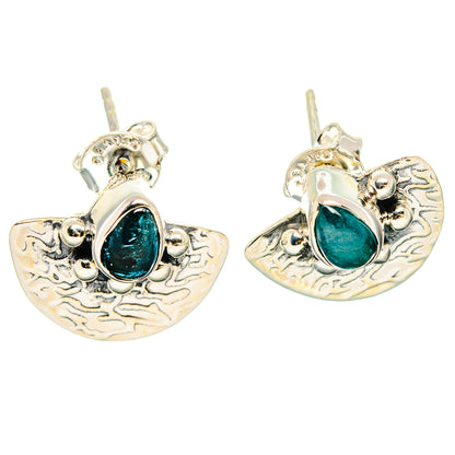 Apatite Earrings handcrafted by Ana Silver Co - EARR431072 - Photo 2