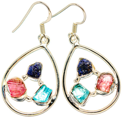 Azurite Earrings handcrafted by Ana Silver Co - EARR431073 - Photo 2