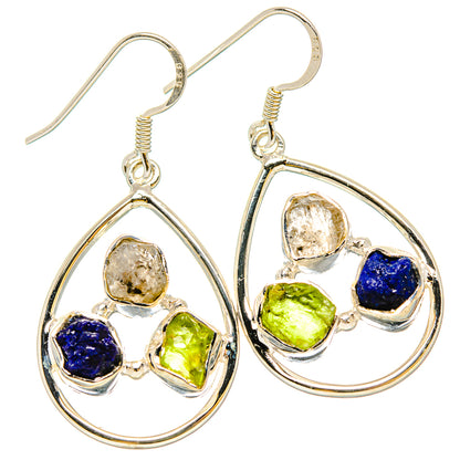 Lapis Lazuli Earrings handcrafted by Ana Silver Co - EARR431088 - Photo 2