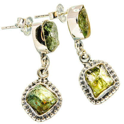 Peridot Earrings handcrafted by Ana Silver Co - EARR431092 - Photo 2